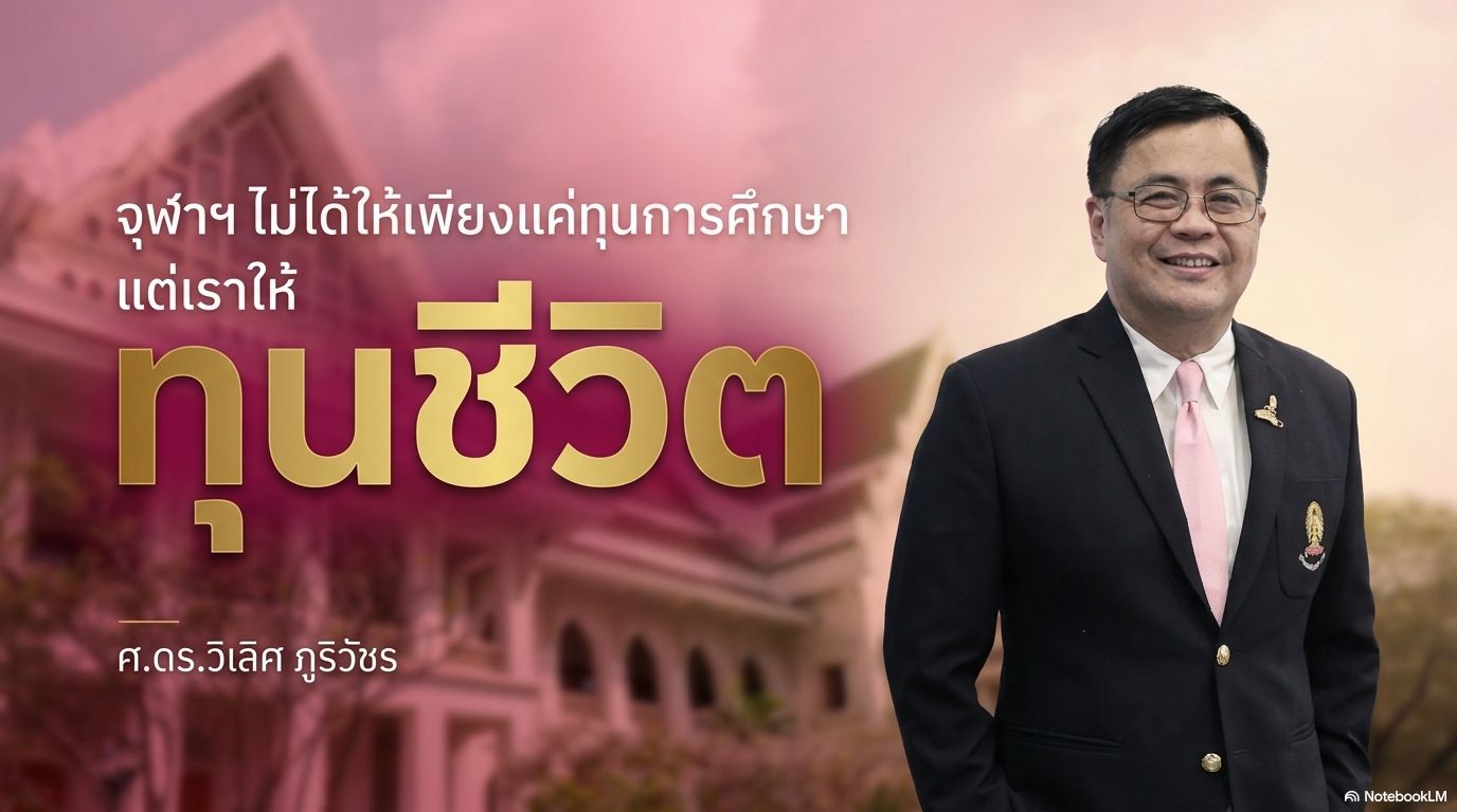 จุฬาฯ ไม่ได้ให้เพียงแค่ทุนการศึกษา แต่เราให้ทุนชีวิต